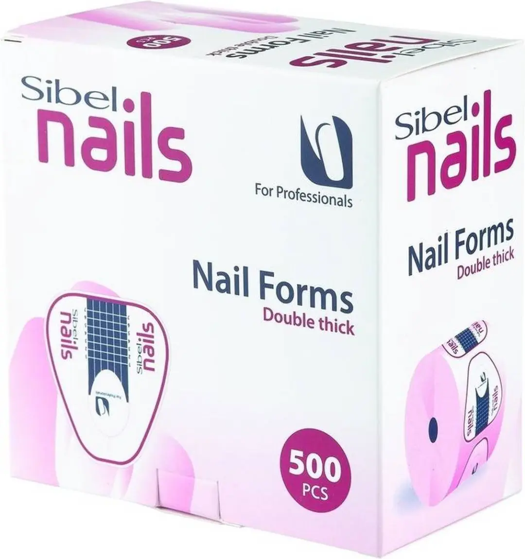 Sibel Nagel Sjablonen Wit - 500 Stuks