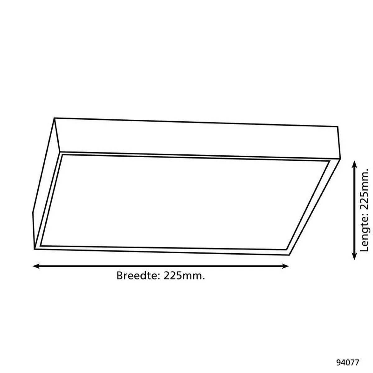 Eglo Fueva 1 Opbouwspot LED 3000K 1700lm - Wit