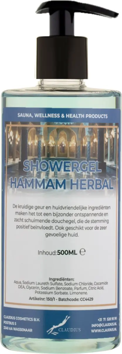 Splashbox Cosmetics Hammam Herbal Douchegel 500ml