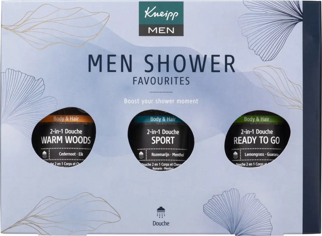 Kneipp Men Shower Favourites Geschenkset - 3x75ml