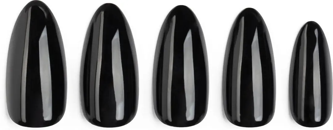Artistic Nail Design Colourluxe Press On Tips Onyx Obsession - Short Almond