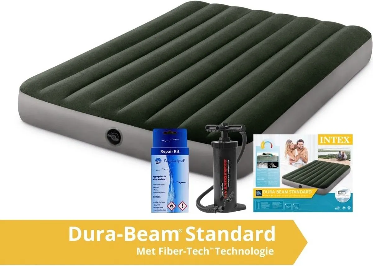 Intex Prestige Downy Luchtbed Twijfelaar 191x137x25cm