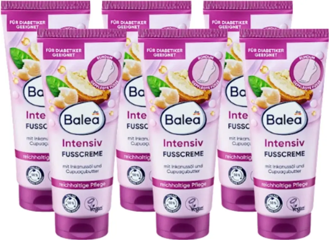 Balea Voetcrème Intensive 6x100ml