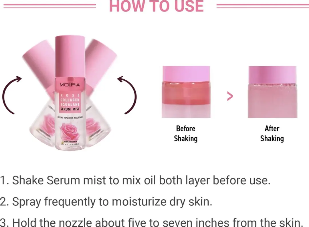 Moira Rose Collageen Squalane Serum Mist 80ml