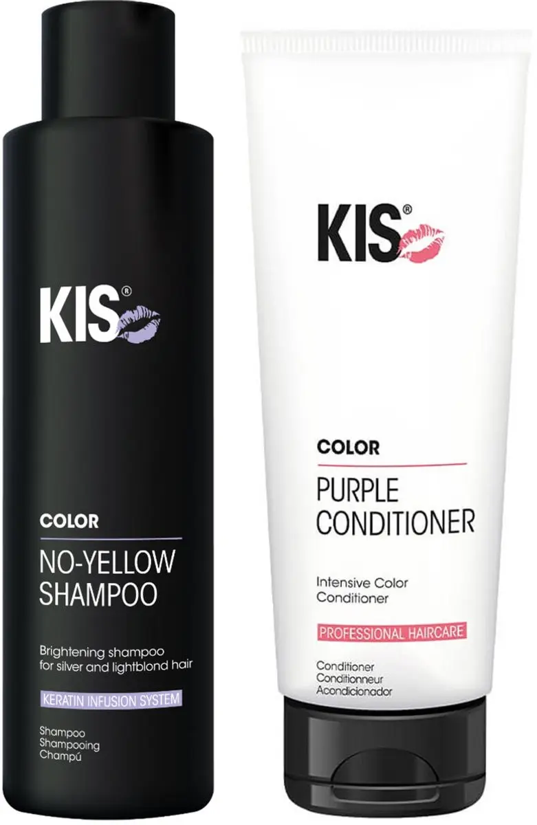 KIS No Yellow Duo Set Shampoo & Conditioner 500ml
