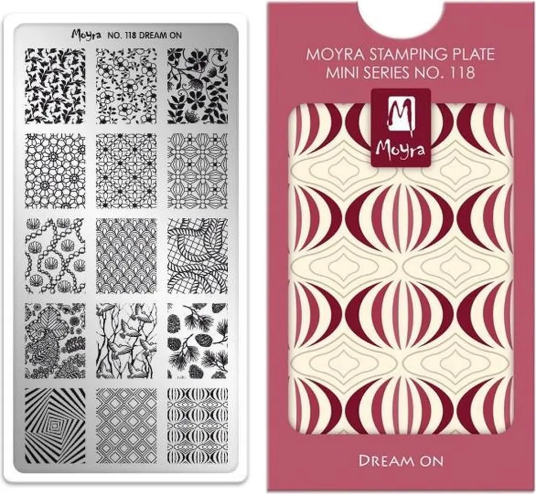 Moyra Mini Stamping Plate M118 Dream On - 55ml