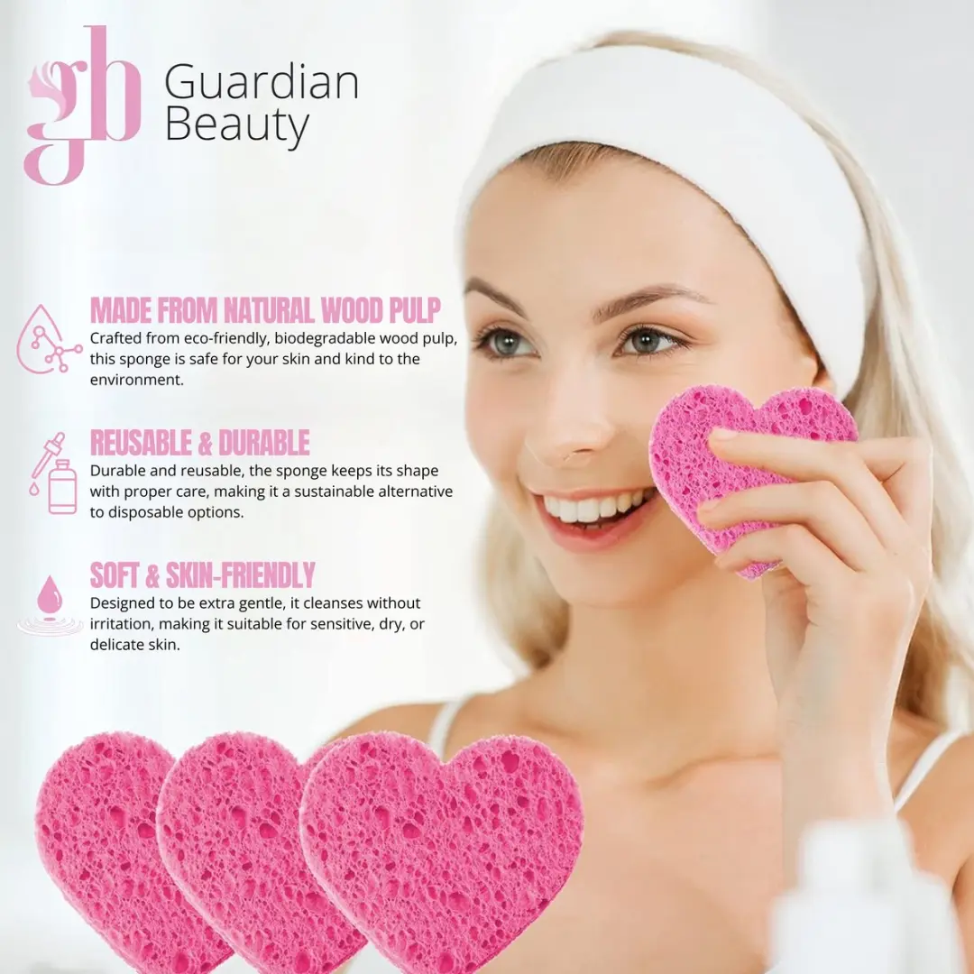 Guardian Beauty Gezichtsreinigingssponsjes - 10 Stuks