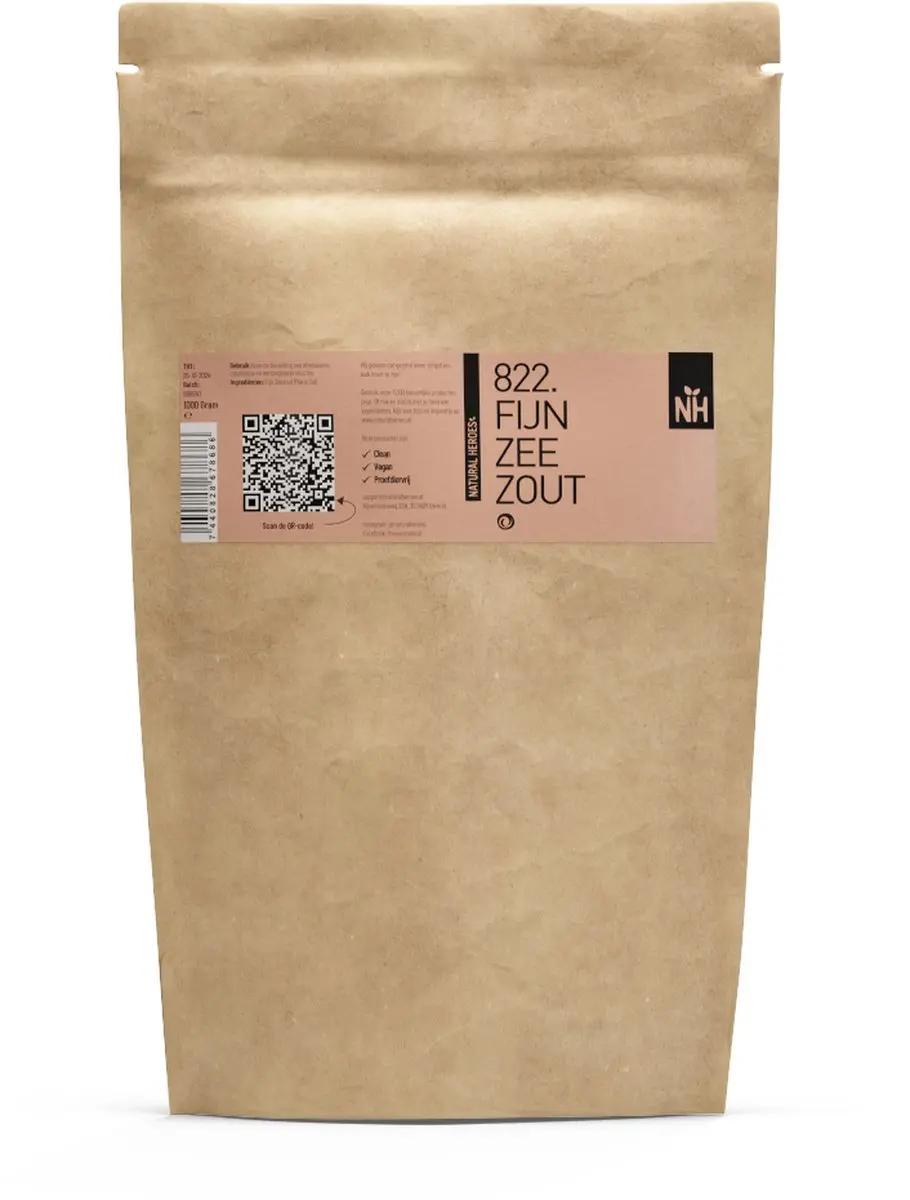 Natural Heroes Fijn Zeezout 1000g