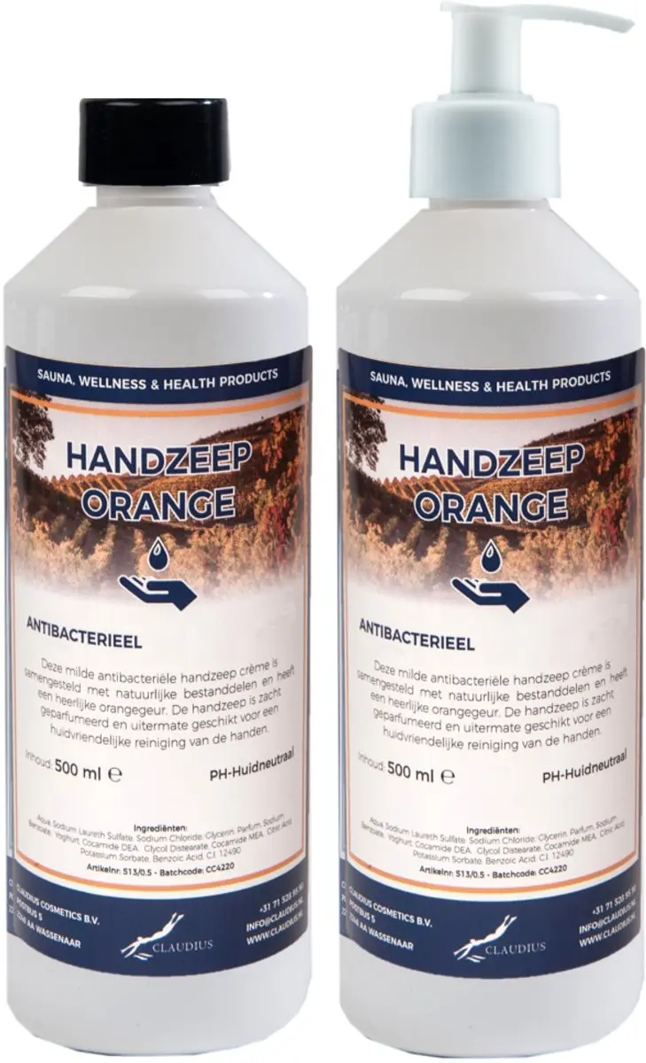 Splashbox Cosmetics Orange Handzeep 500ml