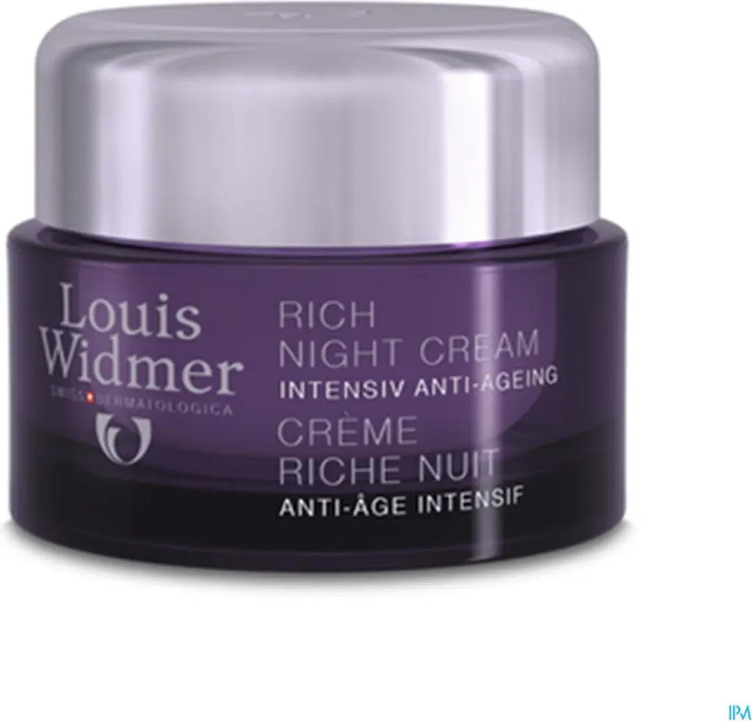 Louis Widmer Cr Rijke Nachtcrème Parfum 50ml
