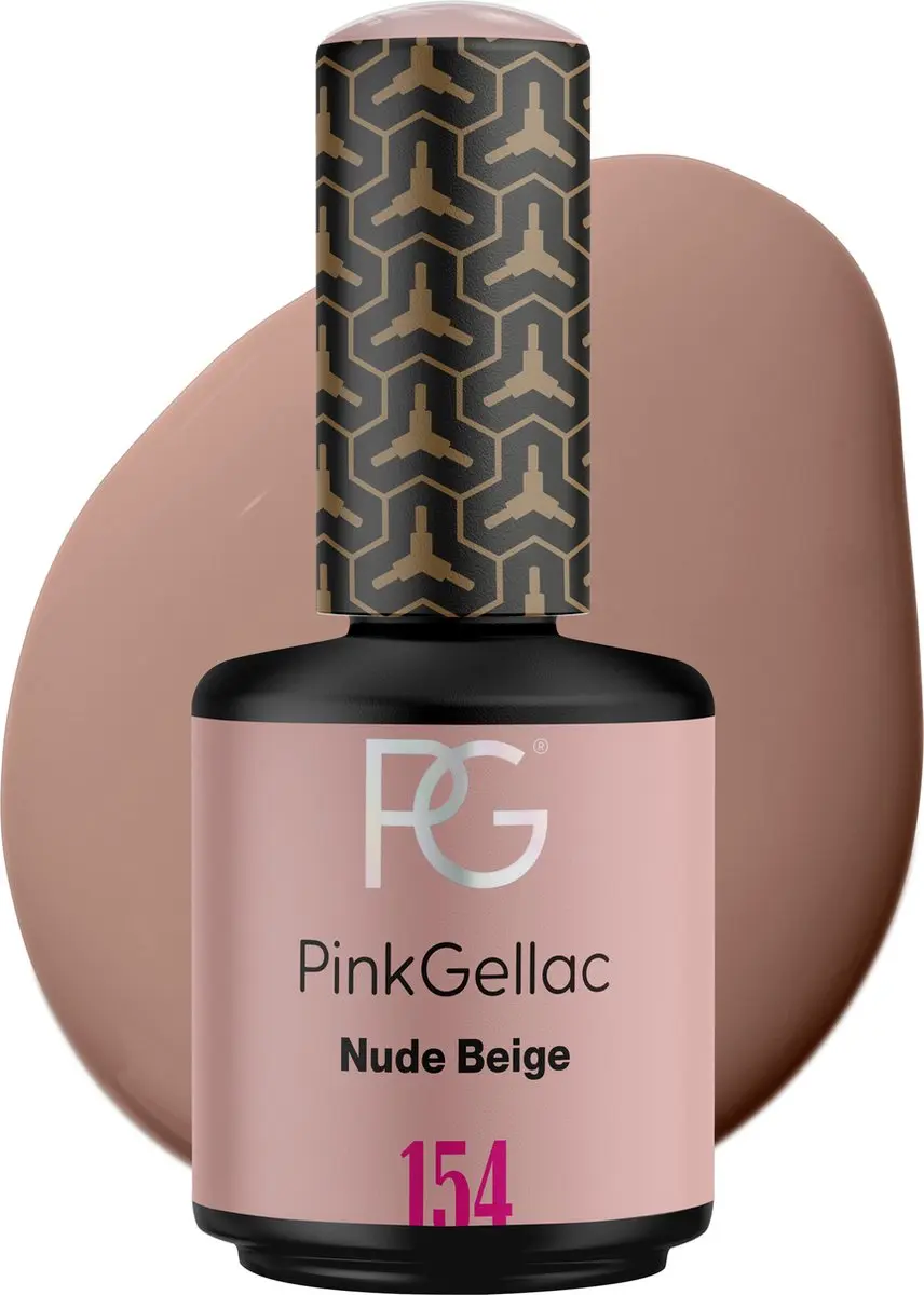Pink Gellac 154 Nude Beige Gellak 15ml