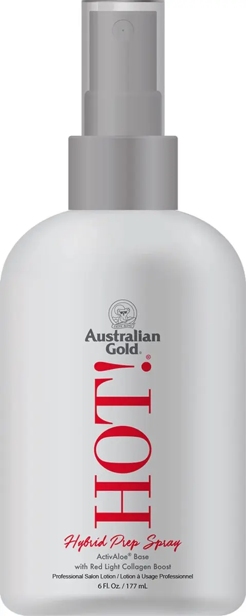 Australian Gold Hot! Hybrid Prep Spray Zonnebankcrème 177ml