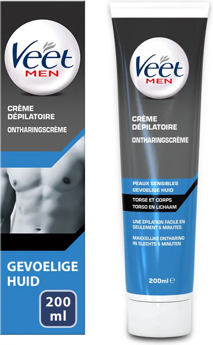 Veet Ontharingscreme Gevoelige Huid 200ml - 4 Stuks
