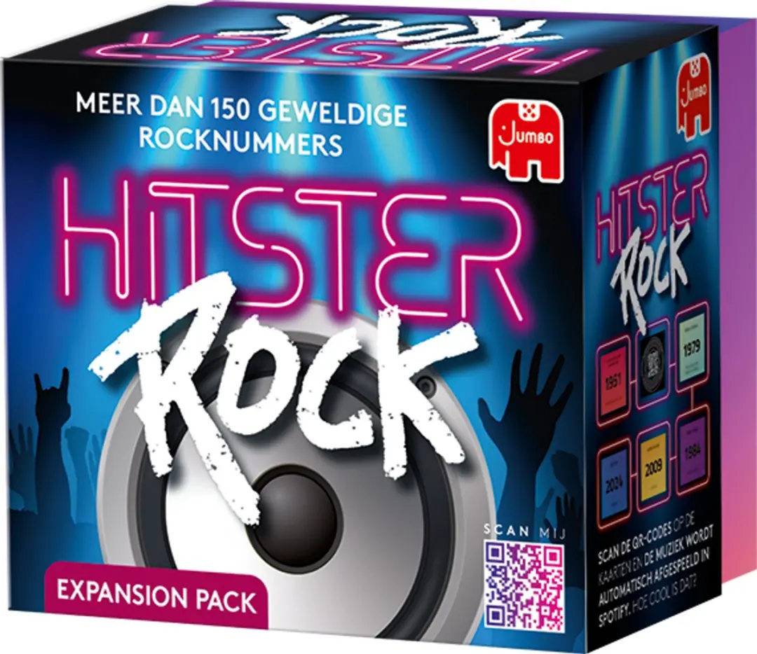 Hitster Rock Uitbreidingsset - MPN 1110100567 - 10 Spelers