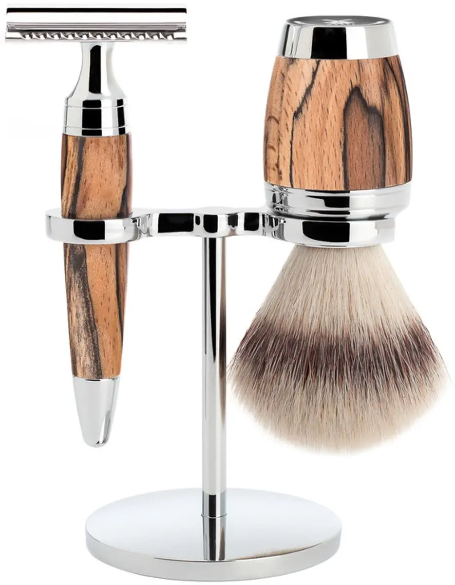 Mühle Scheerset 3-delig Stylo Spalted Beech