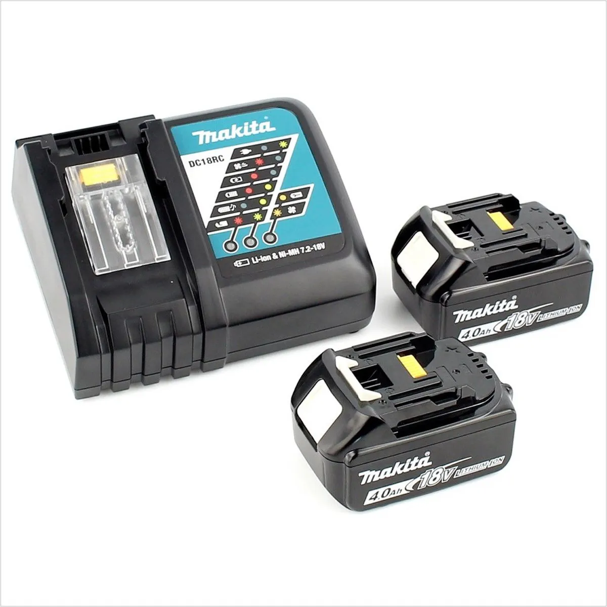 Makita DDF480RMJ Accu-Bohrschrauber 18V - 4000mAh - 13mm Metaal