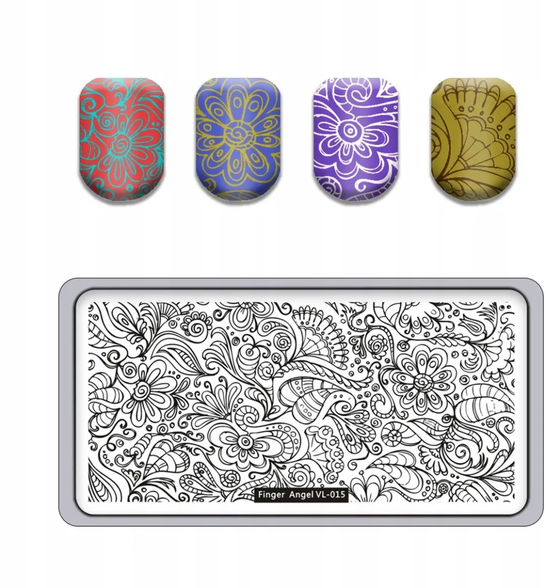 Born Pretty Nagel Stempelplaat VL-015 Bloemen & Natuur