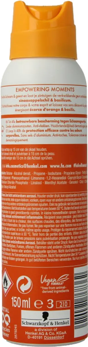 Fa Deodorant Spray Empowering Moments 150ml