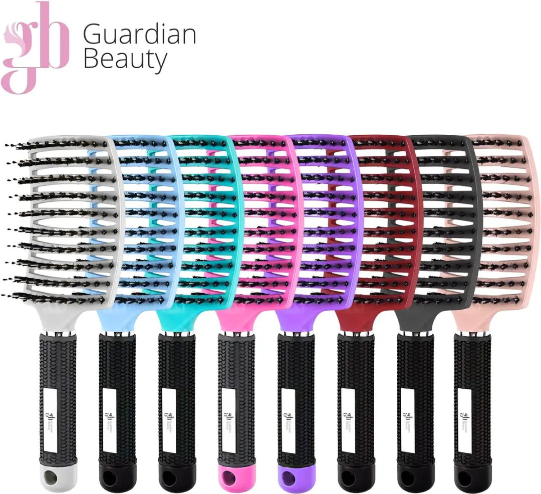 Guardian Beauty Anti Klit Haarborstel - Wit - 2 Stuks