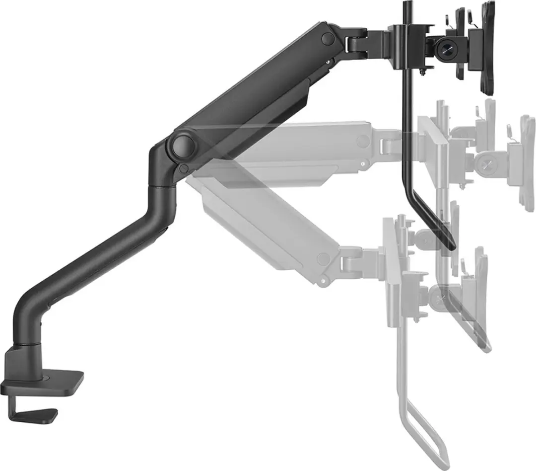 Neomounts NEXT One DS75S-950BL2 Monitorarm 2 schermen - 17-32" - 1-8 kg/scherm - Zwart