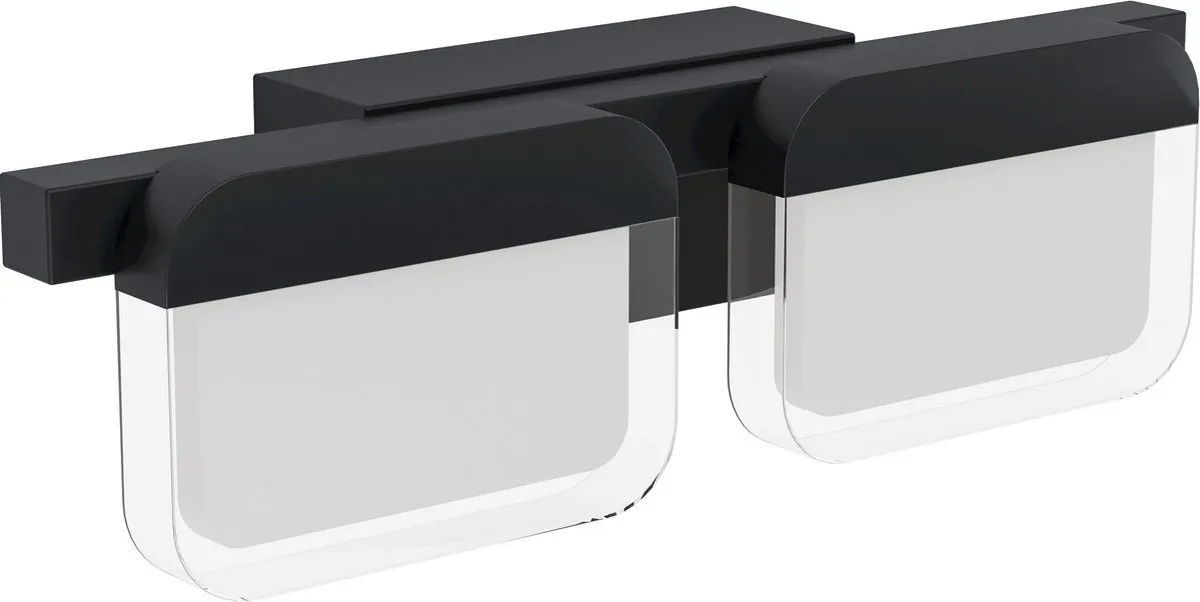 Eglo Ervidel Wandlamp 2x32cm - Zwart