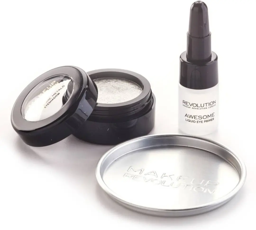 Makeup Revolution Awesome Metals Eye Foils Pure Platinum - 3 Stuks
