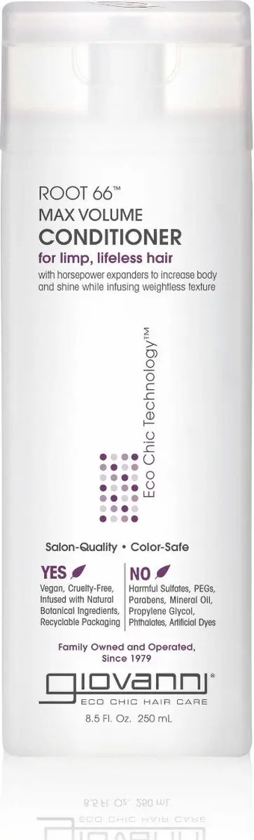 Giovanni Cosmetics Root 66 Max Volume Conditioner 250ml