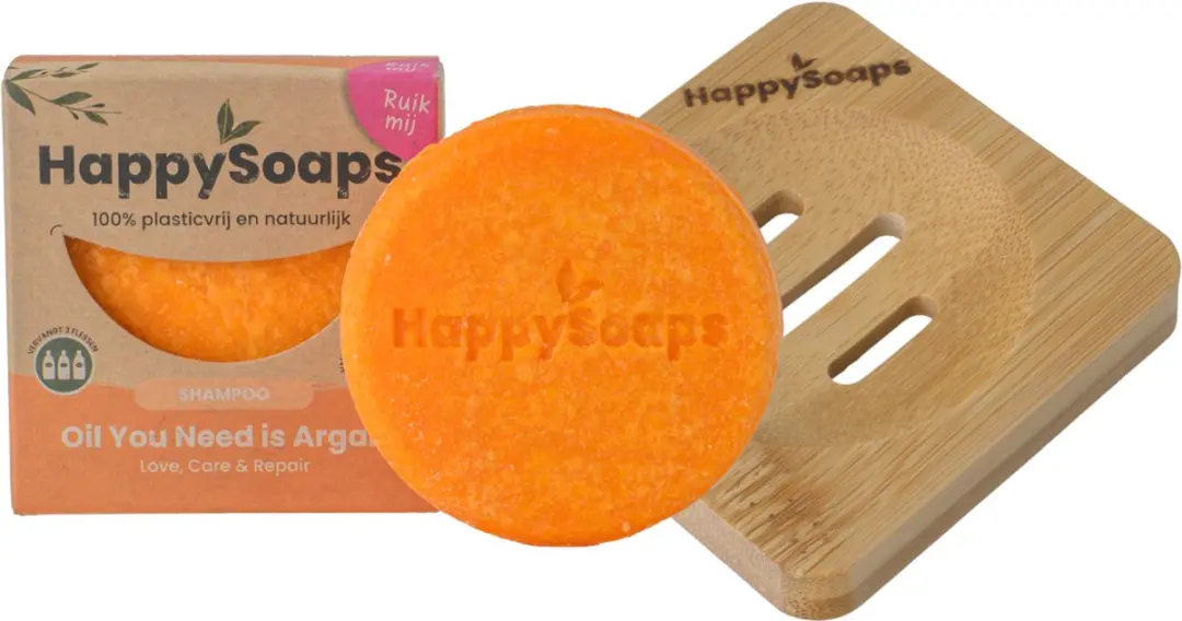 HappySoaps Oil You Need Argan Shampoo Giftset
