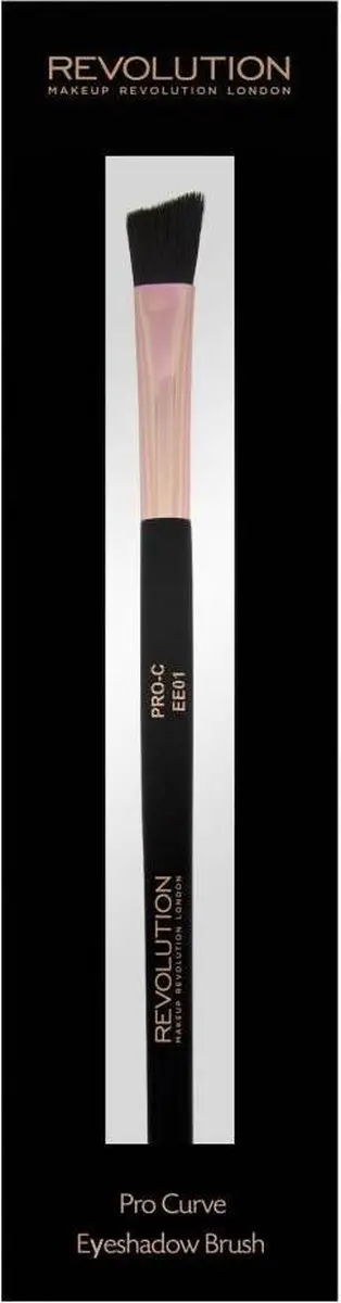 Makeup Revolution Pro Curve Contour Oogschaduwkwast - Zwart/Rose Gold