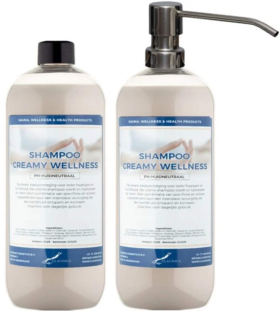 Splashbox Cosmetics Shampoo Creamy Wellness 2x1L