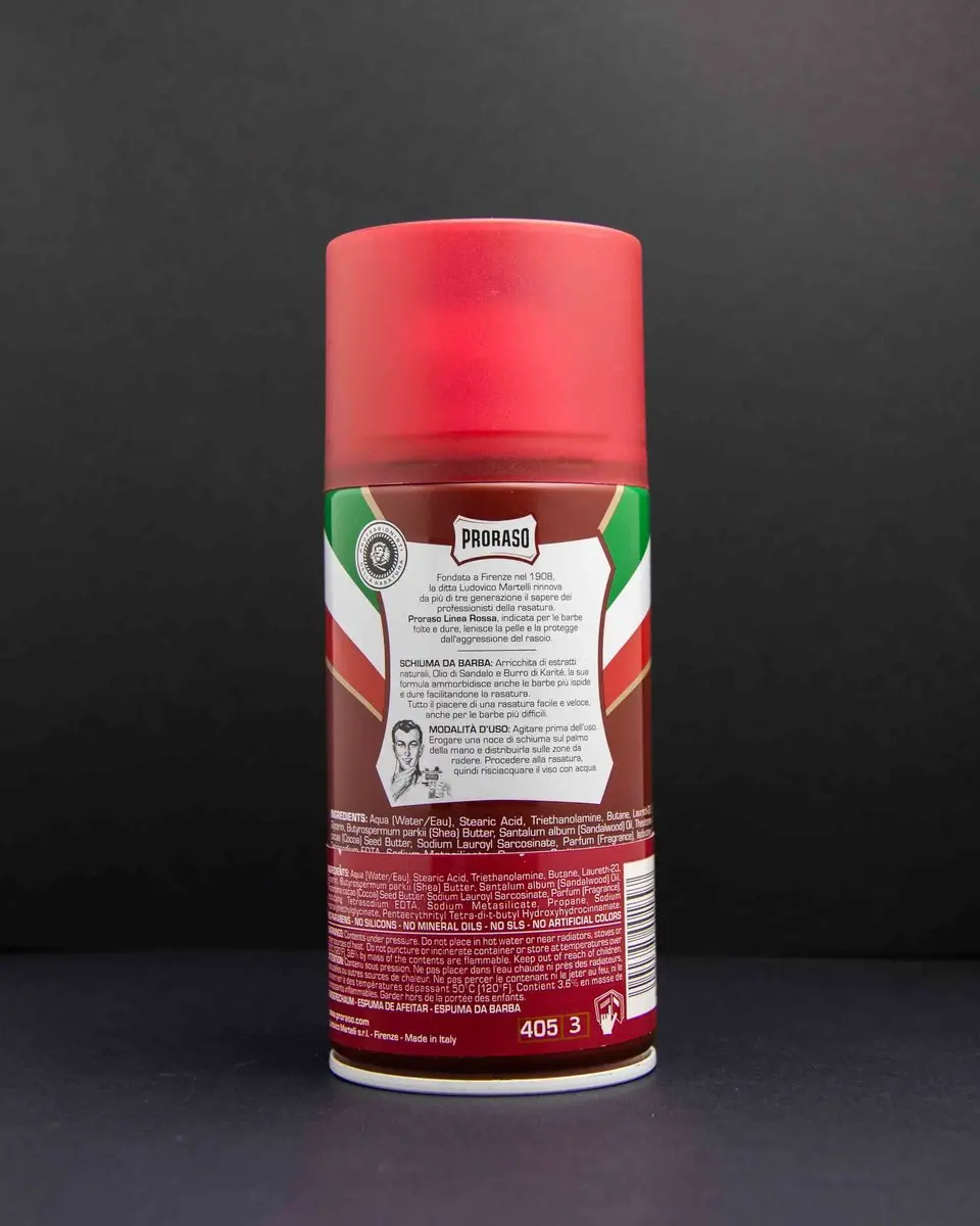 Proraso Red Shaving Cream Mousse 300ml