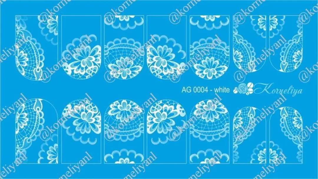 Korneliya Airbrush Waterdecal AG 0004