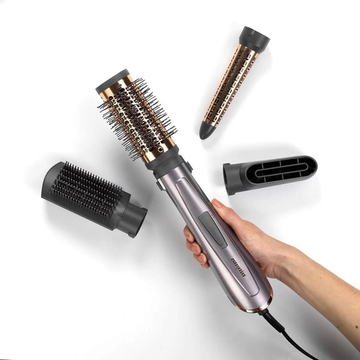 Babyliss Air Style 1000 AS136E Multistyler - 1000W - Grijs/Rosé goud