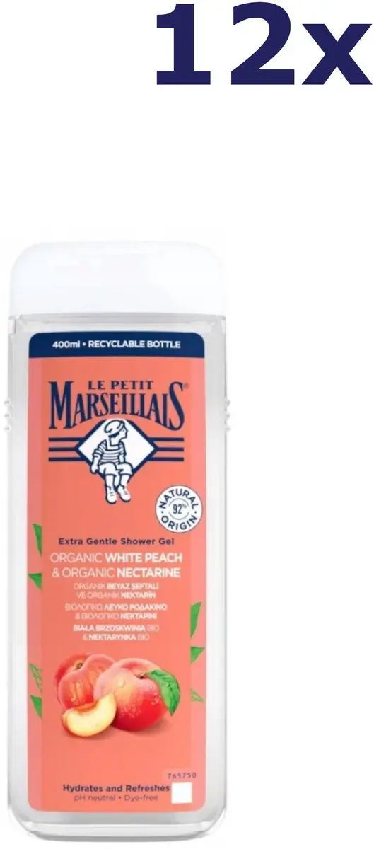 Le Petit Marseillais Witte Perzik & Nectarine Douchegel