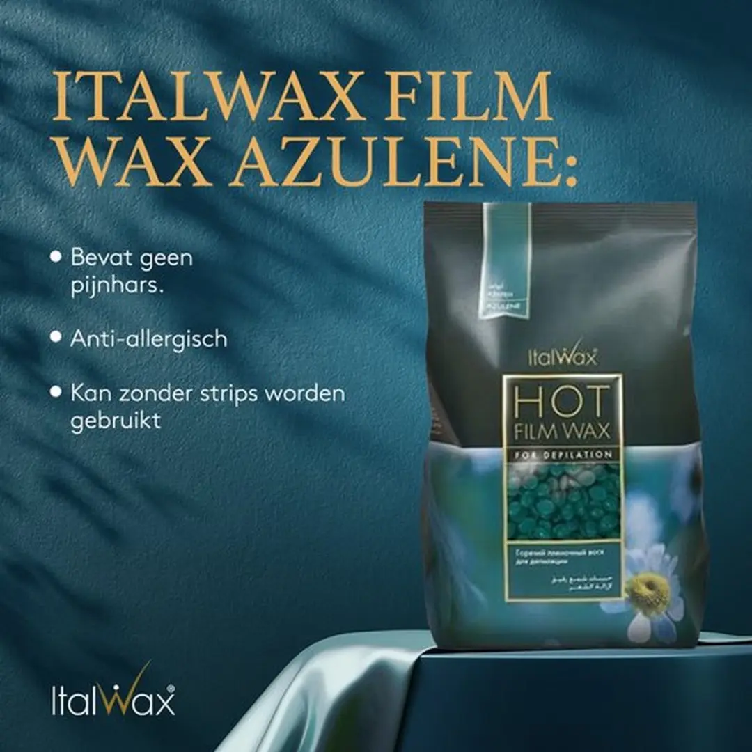 Italwax Film Wax Azulene 2kg - Pijnloze Harsen