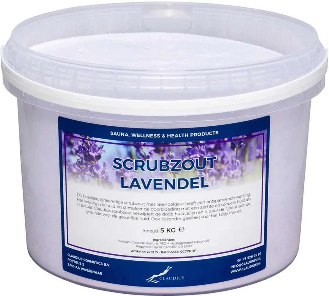 Splashbox Cosmetics Scrubzout Lavendel 5 kg