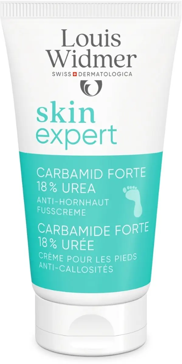 Louis Widmer Voetcrème 50ml - 18% Ureum - Vegan