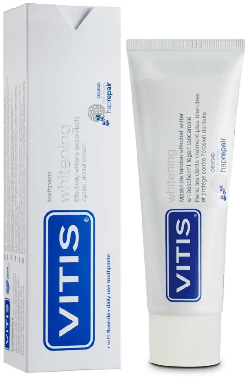 Vitis Whitening Tandpasta 6x75ml