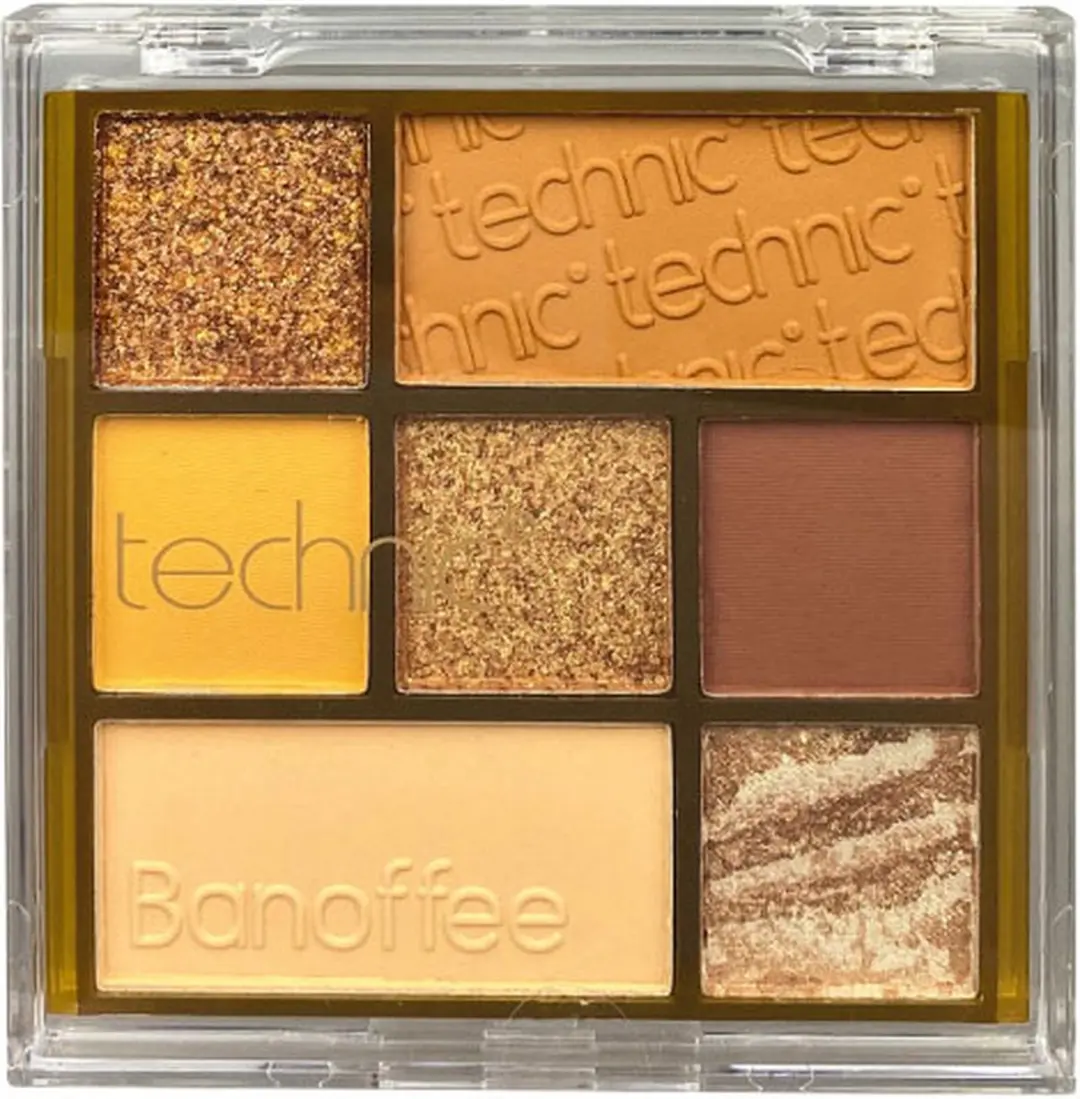 Technic Pressed Pigment Oogschaduw Palette Banoffee - 6.75g - 6 Stuks