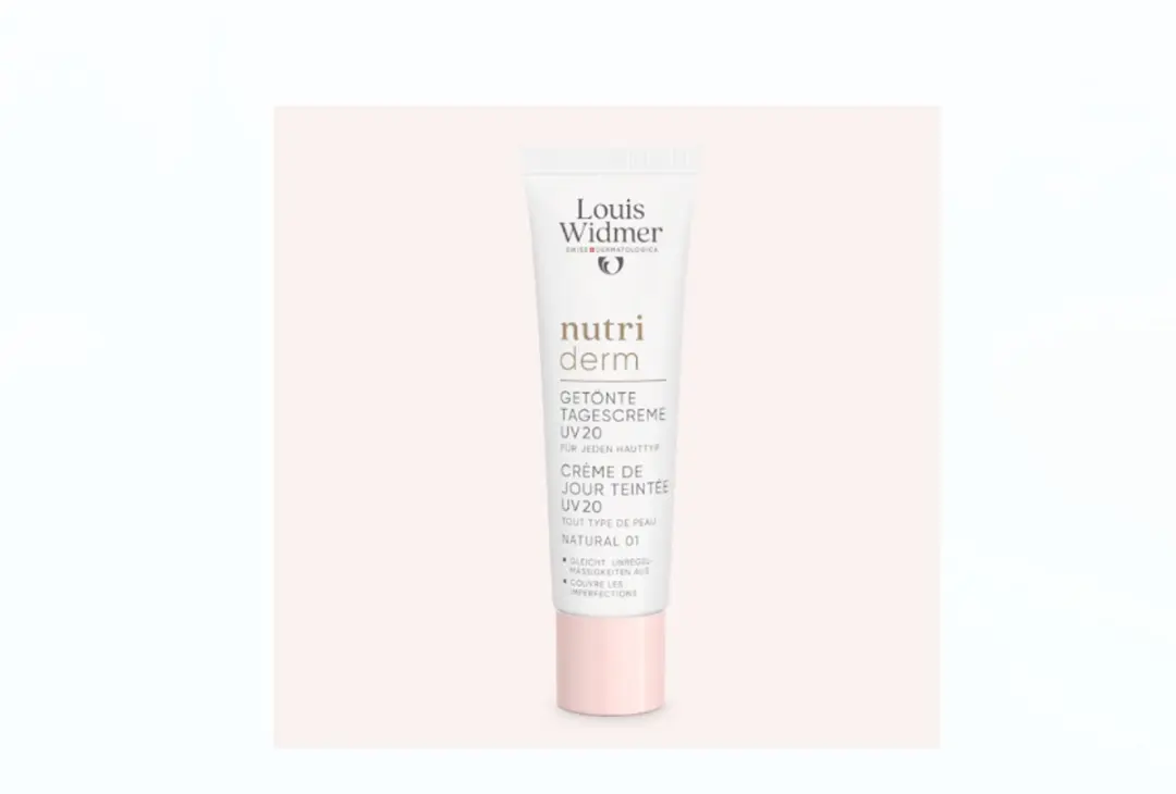 Louis Widmer Nutriderm Getinte Dagcrème UV20 30ml - Parfumvrij
