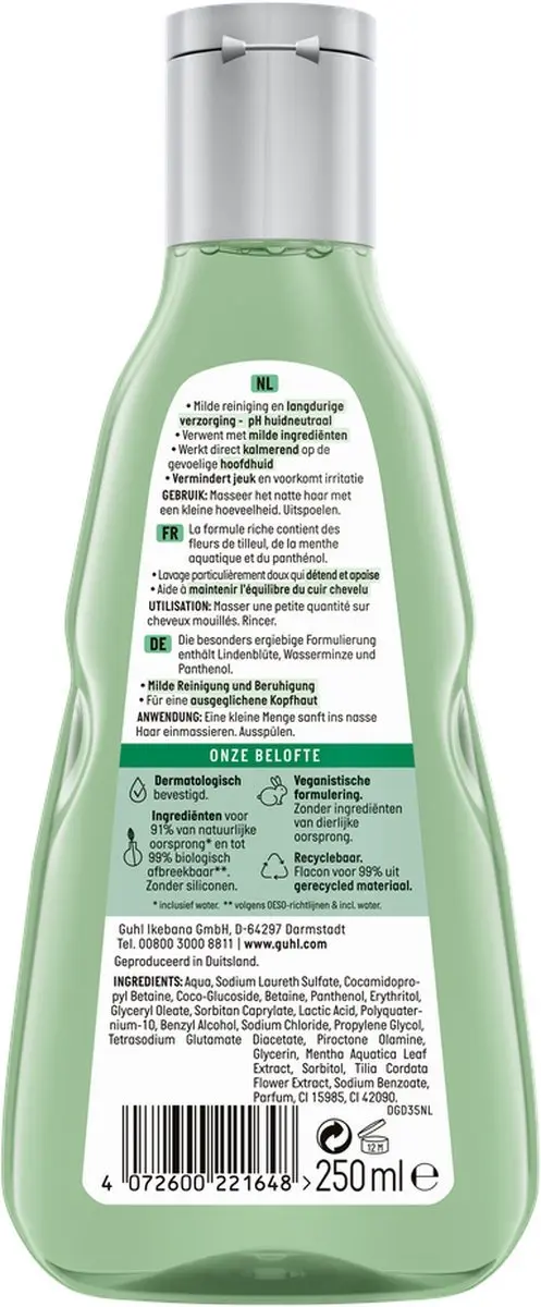 Guhl Gevoelige Hoofdhuid Shampoo 250ml