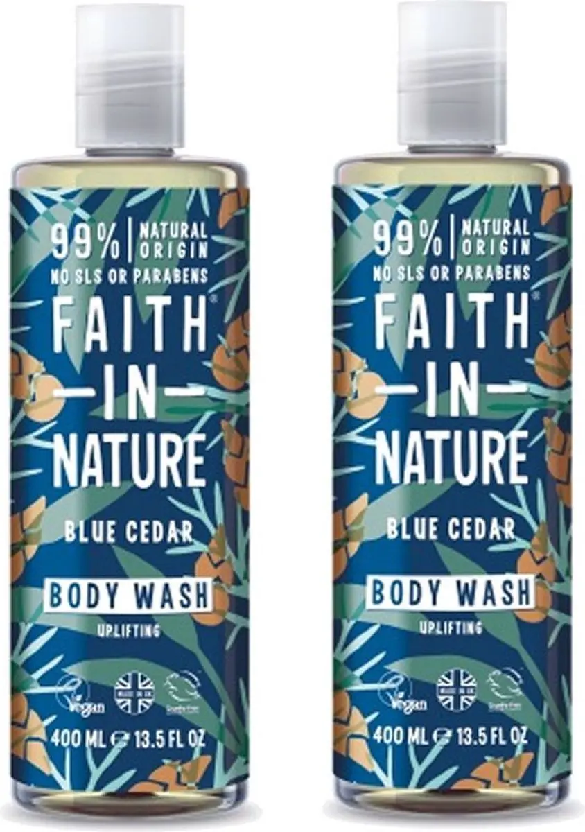 Faith In Nature Body Wash Blue Cedar