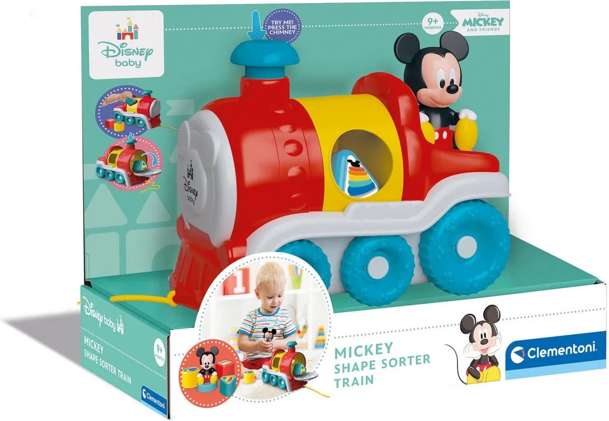 Clementoni Disney Vormenstoof Trein Mickey Mouse 17900 - afbeelding 6 van 6