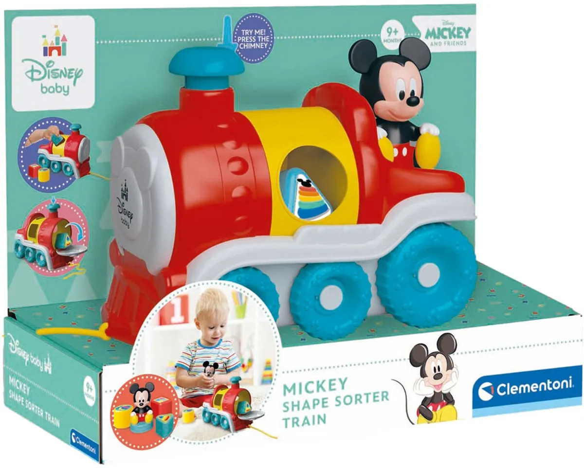 Clementoni Disney Vormenstoof Trein Mickey Mouse 17900