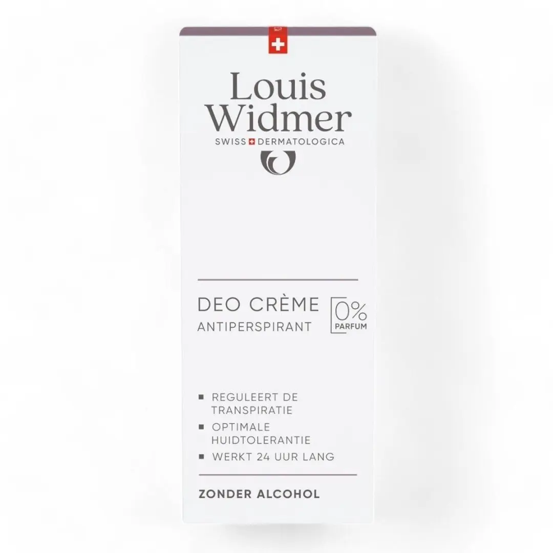 Louis Widmer Anti-Transpirant Crème 40ml - Alcoholvrij