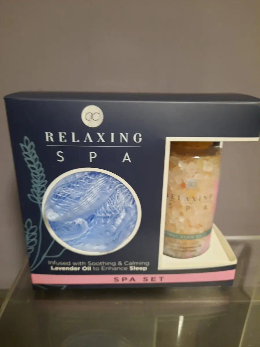 Accentra Badzout & Bad Spons Spa Set