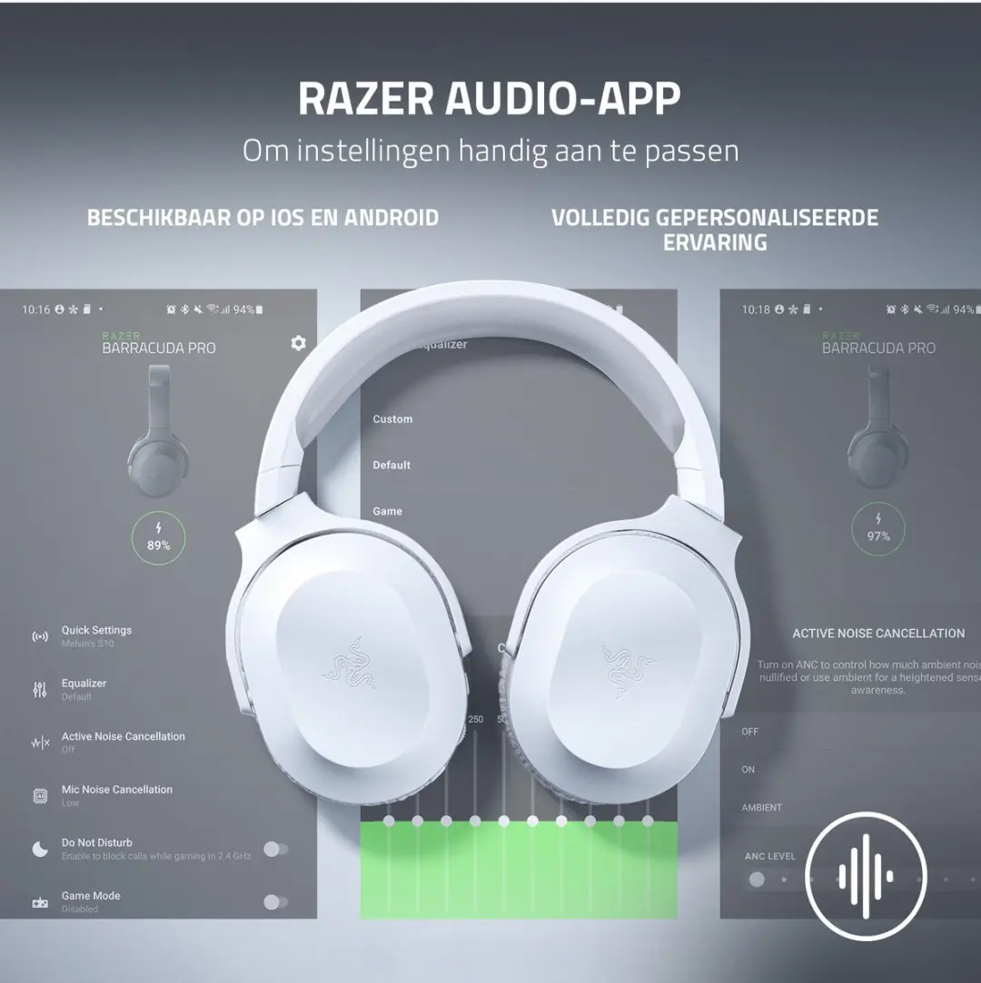Razer Barracuda X RZ04-04430200 Draadloze Gaming Headset - Wit