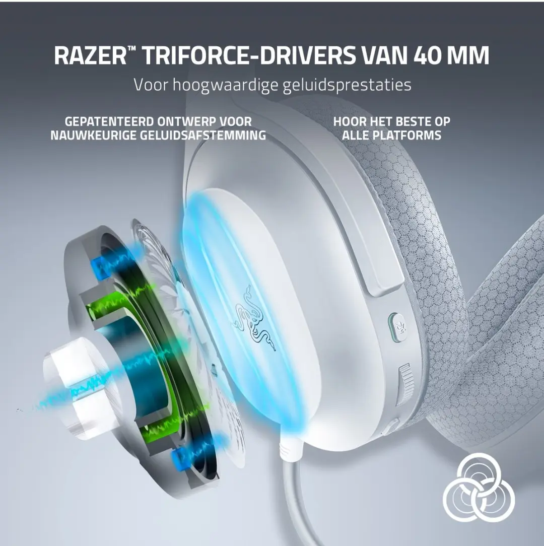 Razer Barracuda X RZ04-04430200 Draadloze Gaming Headset - Wit