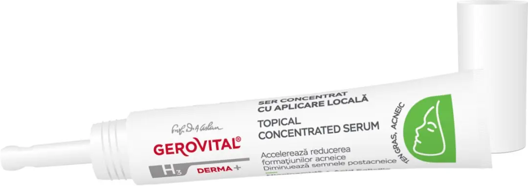 Gerovital Geconcentreerd Acne Serum 15ml - Salicylzuur & Niacinamide