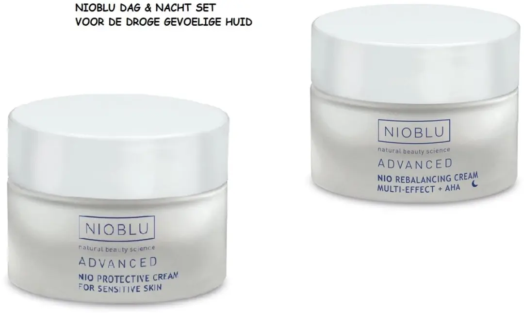 Nioblu Dag & Nacht Set Droge Gevoelige Huid